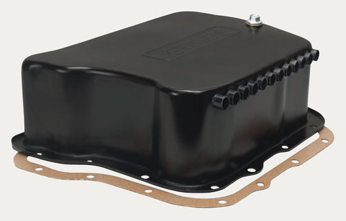 Derale Black Transmission Pan Dodge A518/618/727