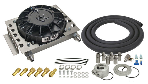 Derale Atomic-Cool Engine Oil Cooler Kit -8AN