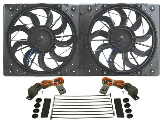 Derale 10" Dual High Output RAD Fans Puller