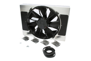 Derale RAD Fan w/Aluminum Shroud Assembly