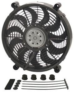 Derale 14" High Output Single RAD Pusher/Puller Fan w/Standard Mount Kit