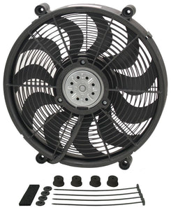 Derale 17" High Output Single RAD Pusher/Puller Fan w/Standard Mount Kit