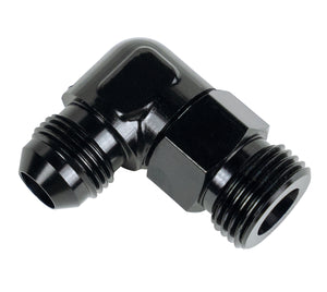 Derale 7/8-14 UNF O-ring to -6 AN Male 90° Swivel