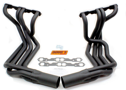 Doug's Headers SBC Side Mount Headers - 63-82 Vette (Black) D380-B