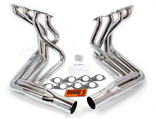 Doug's Headers BBC Side Mount Headers - 63-82 Vette (Chrome) D381-C
