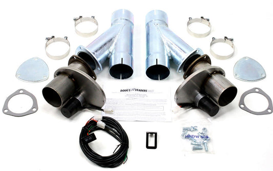 Doug's Headers Electric Exhaust Cut-Outs - 3" (Pair) DEC300AK