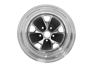 Drake Muscle Cars 14"x 7" Mustang Styled Steel Wheel Charcoal 6090