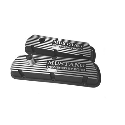 Drake Muscle Cars Mustang Valve Covers Aluminum 2820