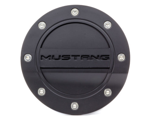 Drake Muscle Cars Fuel Door Black 15+ Mustang 8227