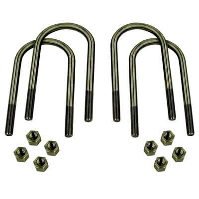 Detroit Speed 1/2-20 HD U-Bolts (4pk) Zinc Finish 899