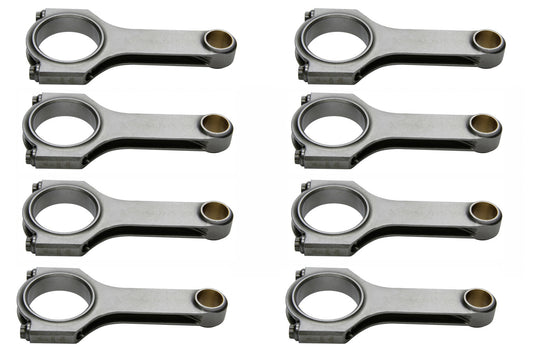 Eagle SBF 4340 Forged H-Beam Rods - 5.400 w/2.123 Pin CRS5400S3D