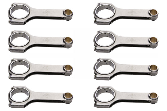 Eagle SBC 4340 Forged H-Beam Rods - 6.200 w/ARP 2000 CRS6200B3D2000