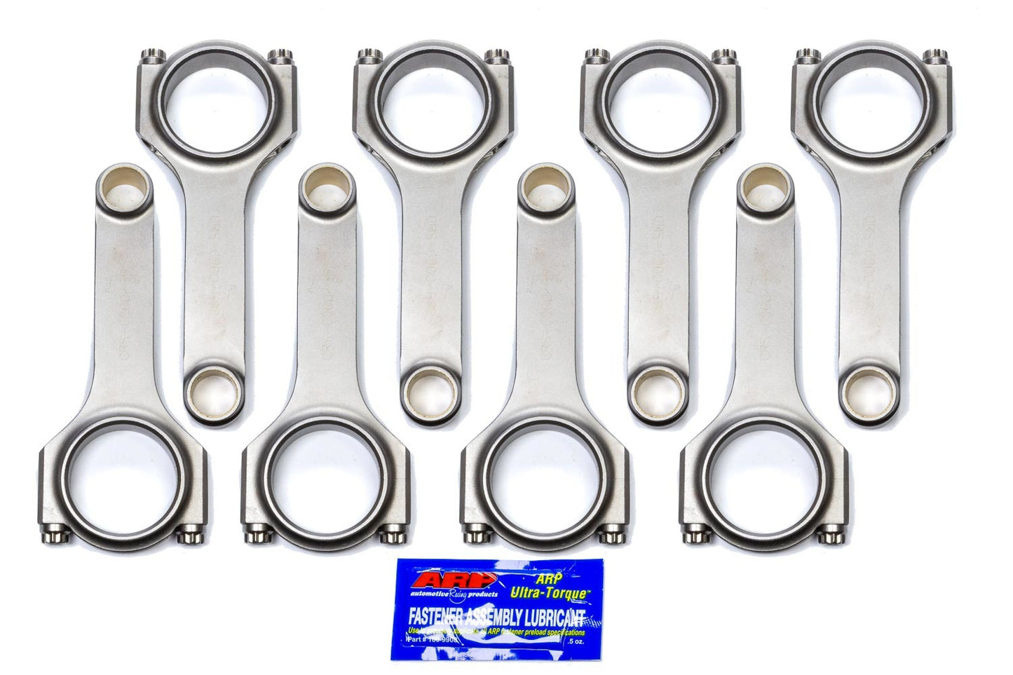 Eagle SBC 4340 Forged H-Beam Rods - 6.200 w/L19 Bolts CRS6200B3DL19