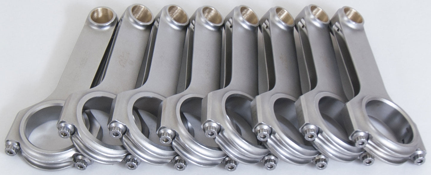 Eagle BBC 4340 Forged H-Beam Rods - 6.535" CRS65353D