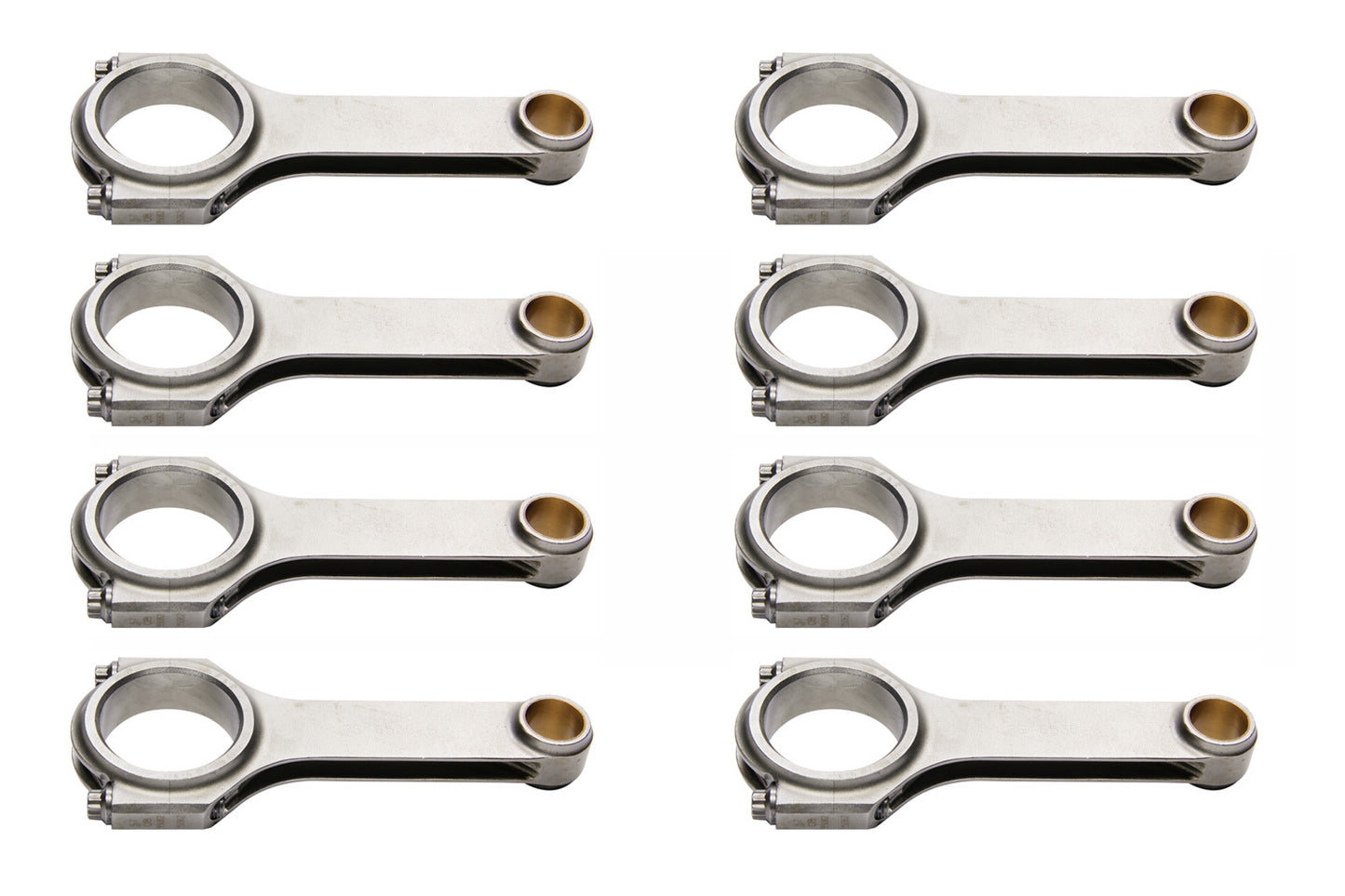 Eagle BBC 4340 Forged H-Beam Rods - 6.535 w/ARP2000 CRS65353D2000