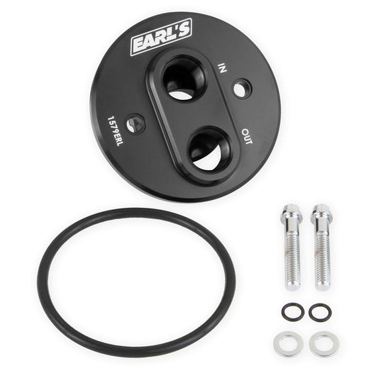Earl's Oil Filter Adapter Chevy V8 68-00 Billet Aluminum 2820