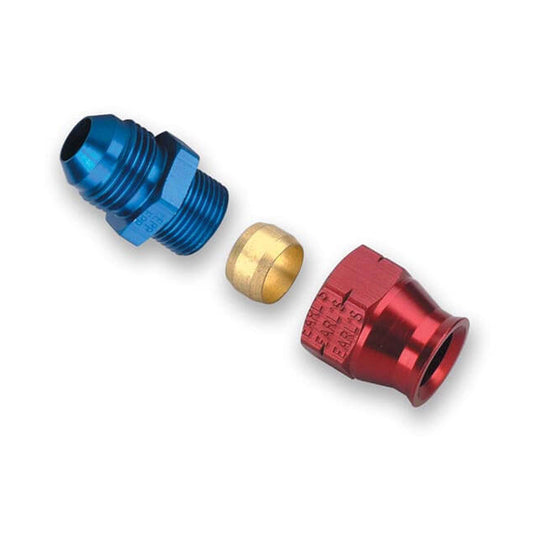 Earl's 6AN Male to 1/4" Aluminum Tubing Adapter 899