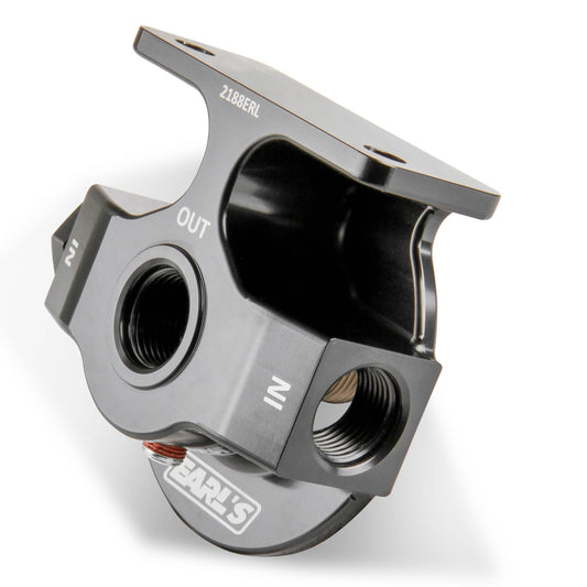 Earl's Billet Remote Oil Filter Mount - Lightweight 2820
