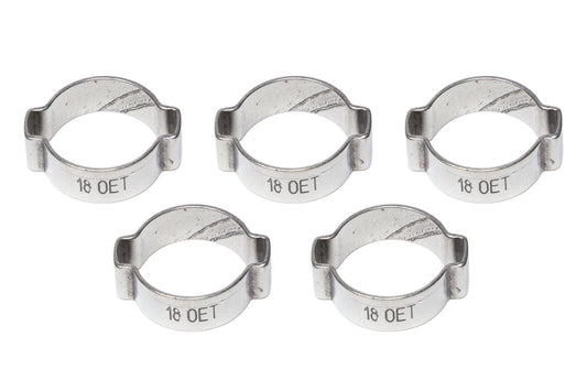 Earl's 3/8 Vapor Guard Hose Clamp - Crimp Type 2-Ear 899