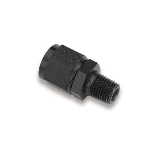 Earl's Adapter Fitting 6AN Female Swivel to Male 1/4 NPT 899