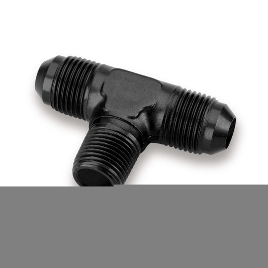 Earl's Adapter Fitting Tee NPT on Side 6AN to 1/4 NPT 899