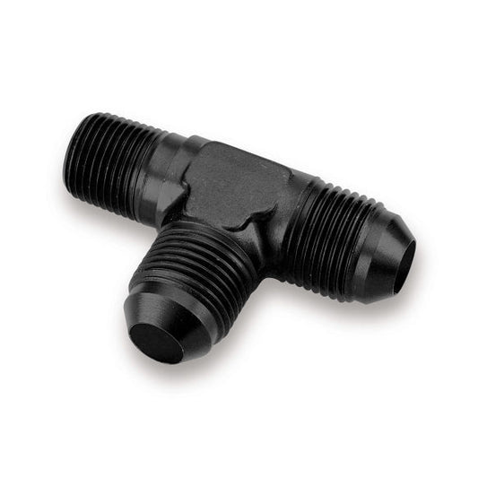 Earl's Adapter Fitting Tee NPT on Run 3AN to 1/8 NPT 899