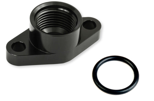 Earl's Turbo Oil Drain Back Flange 12 ORB Port Black 2727