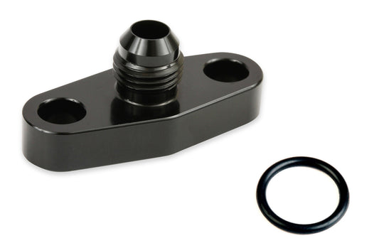 Earl's Turbo Oil Drain Back FlANge  6AN - Black 2727