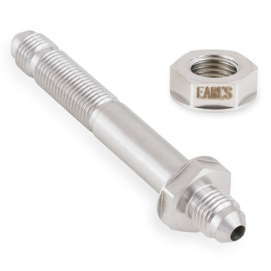 Earl's 3AN Bulkhead Adapter SS Frame Pass Through 899
