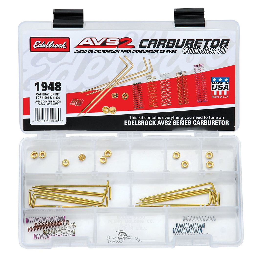 Edelbrock Calibration Kit  AVS2 650 Series 1905 & 1906