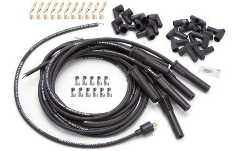 Edelbrock Max Fire Plug Wire Set w/Str Flex Boots Black