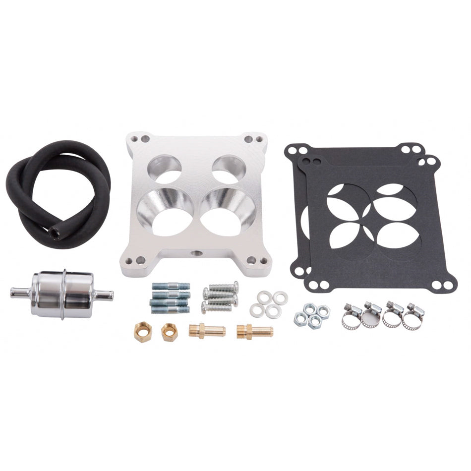 Edelbrock Carburetor Adapter w/Fuel Line Kit