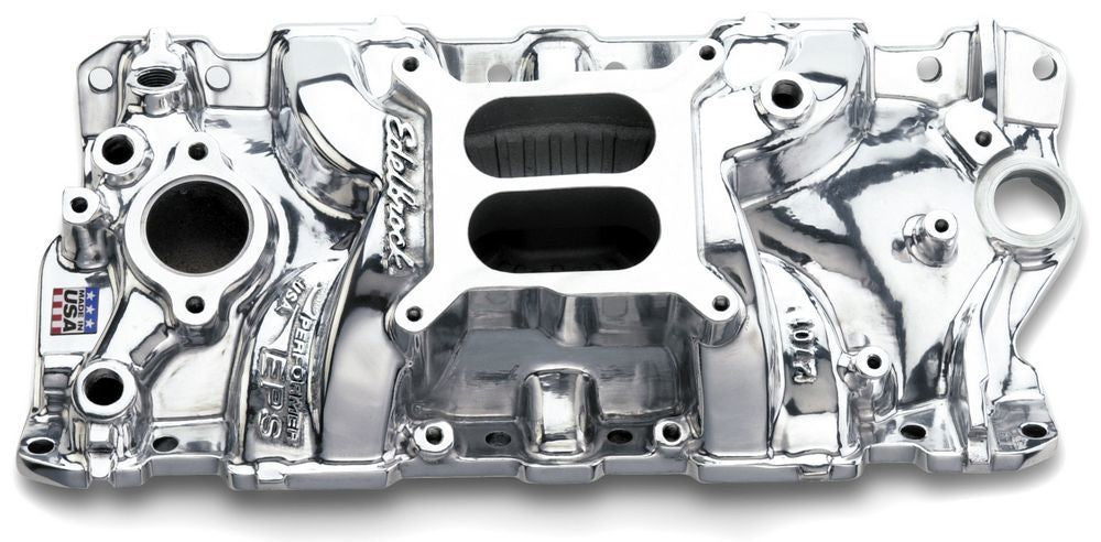 Edelbrock SBC Performer EPS Manifold - Polished