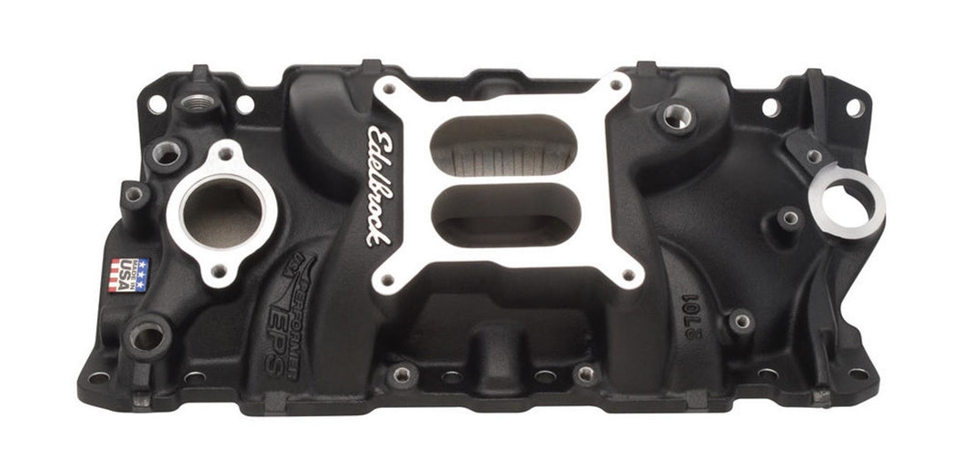 Edelbrock SBC Performer EPS Manifold - Black