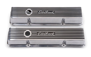 Edelbrock Valve Cover Kit Elite II Series SBC Short