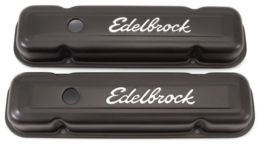 Edelbrock Valve Cover Kit Pontiac V8 Signature Series