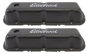 Edelbrock Valve Cover Kit SBF Signature Series Black