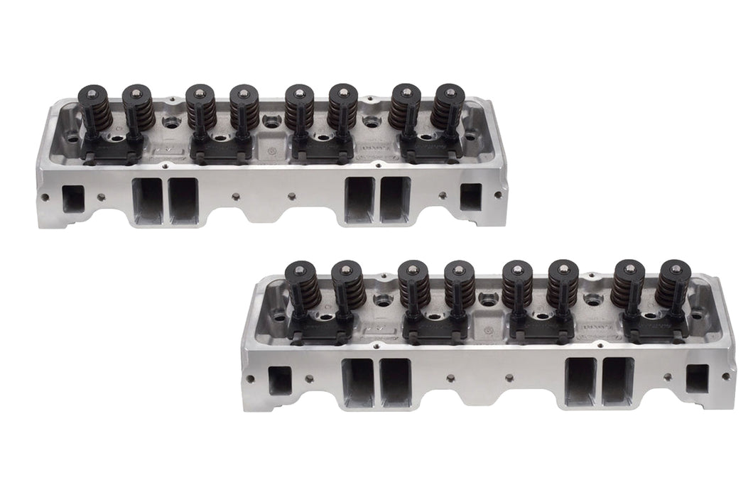 Edelbrock SBC E-Street Cylinder Heads - 2.02/1.60 S/P