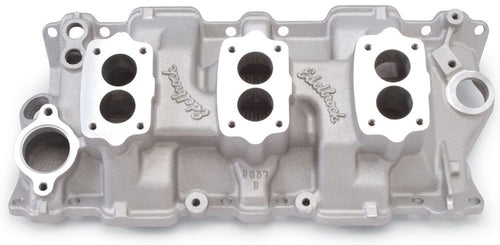 Edelbrock SBC Three Deuce Manifold - 262-400