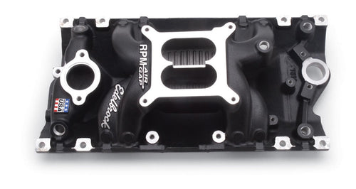 Edelbrock SBC Performer RPM A/G Manifold - Black