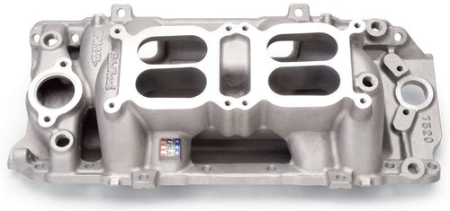 Edelbrock BBC Performer RPM Dual Quad A/G Manifold Oval Port