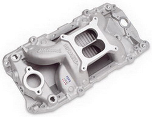 Edelbrock BBC Performer RPM Air-Gap Manifold Oval Port - 396-502