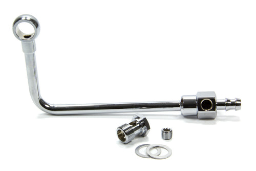 Edelbrock Chrome Fuel Line for EPS Carb.