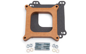 Edelbrock 3/4" Carb Spacer - Wood Style