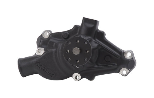 Edelbrock SBC Water Pump - Short Black