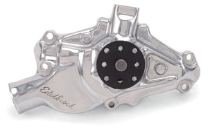 Edelbrock SBC Water Pump - Short  Polished