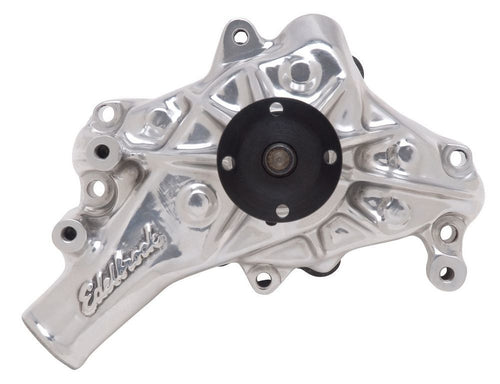 Edelbrock SBC Water Pump - Long  Polished