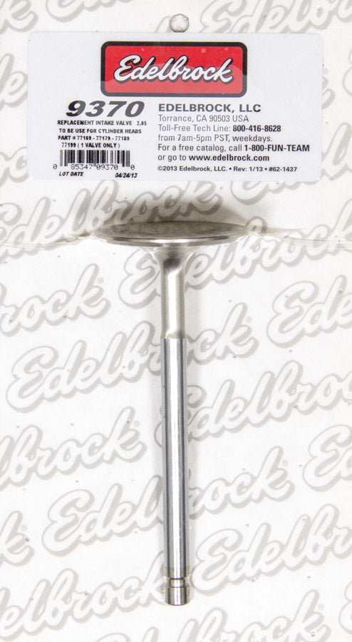 Edelbrock Intake Valve - 2.050