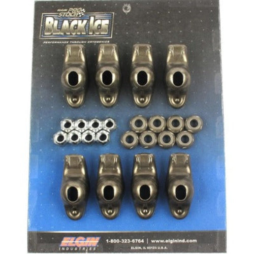 Elgin SBC Black Ice Rocker Arm Kit 1.6 Ratio (8pk)