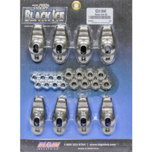 Elgin SBC Black Ice Rocker Arm Kit 1.50 Ratio 3/8 Stud